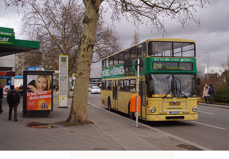 BVG Museumsbuslinie 218 - Berlin ZOB - Pfaueninsel - Doppeldeckerbus Berlin