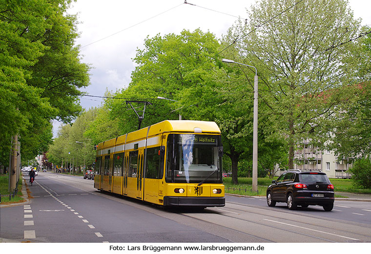 Die Straßenbahn in Dresden - Haltestelle Gabelsberger Straße