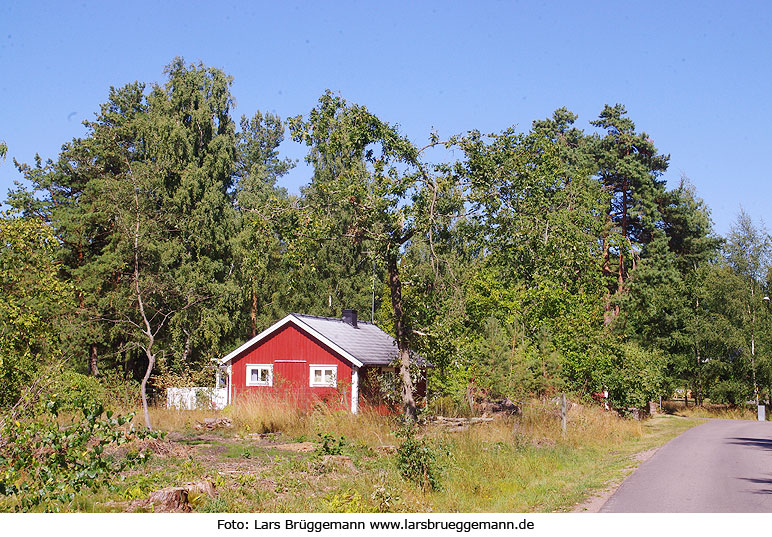 Ein Haus auf der Insel Öland in Schweden