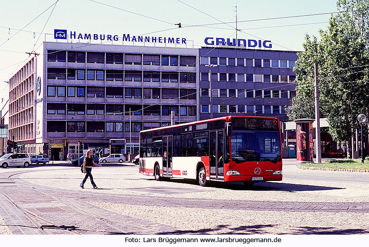 Ein VAG Citaro Bus in Nürnberg Am Plärrer