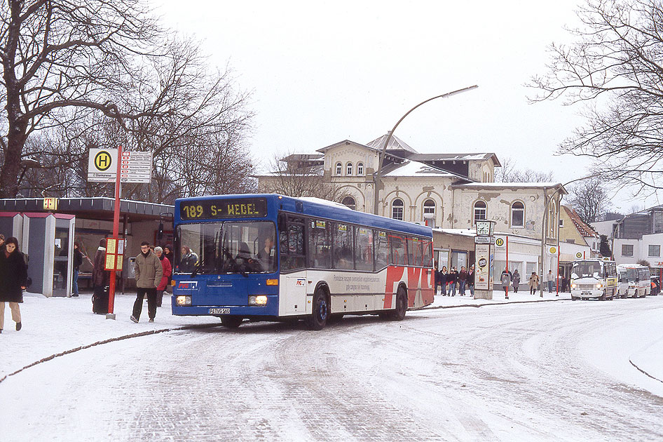PVG Bus am Bahnhof Blankense auf der Buslinie 189