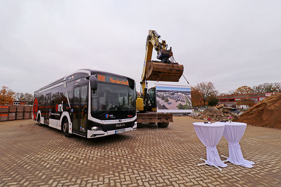 Elektrobus-Betriebshof in Norderstedt