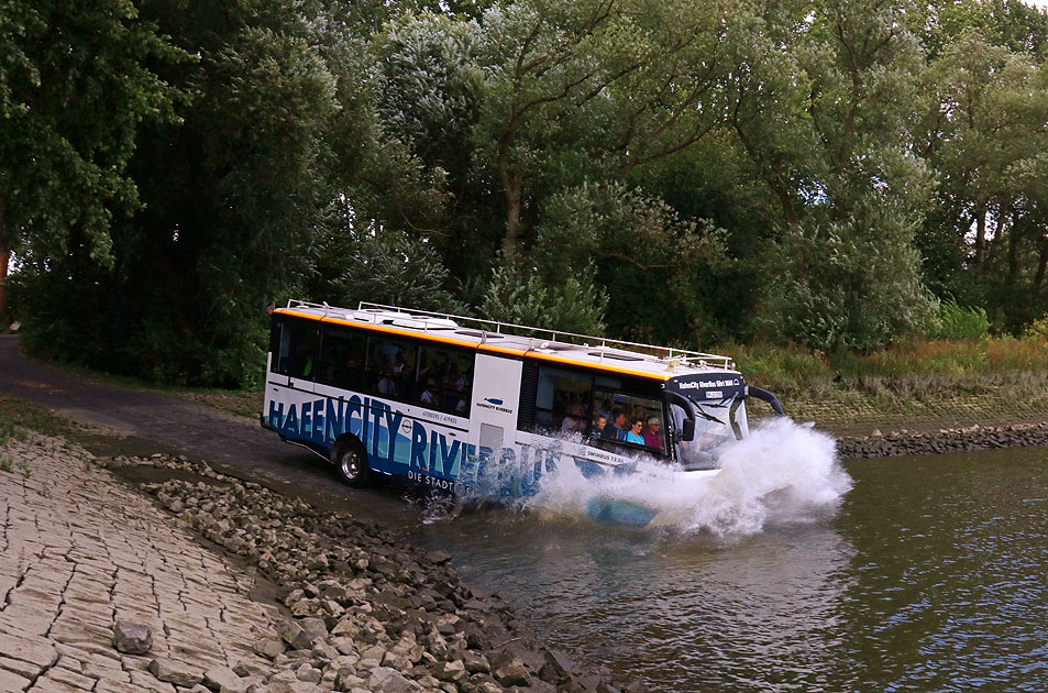 Der Hafencity Riverbus in Entenwerder