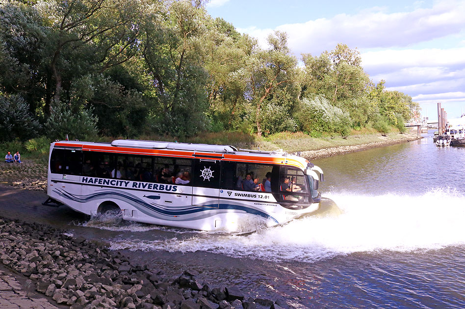 Der Hafencity Riverbus in Entenwerder