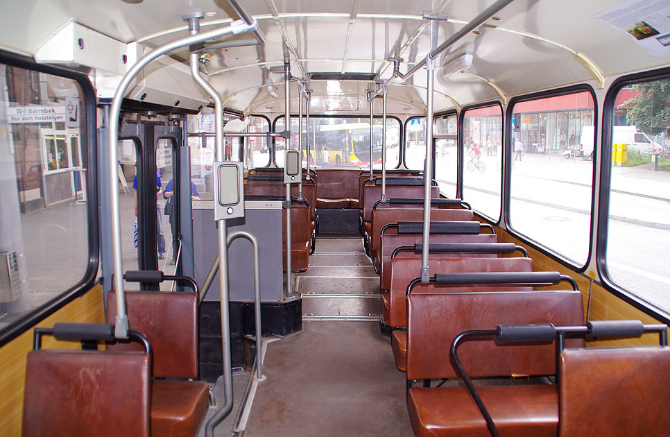 Ein O 305 G von innen