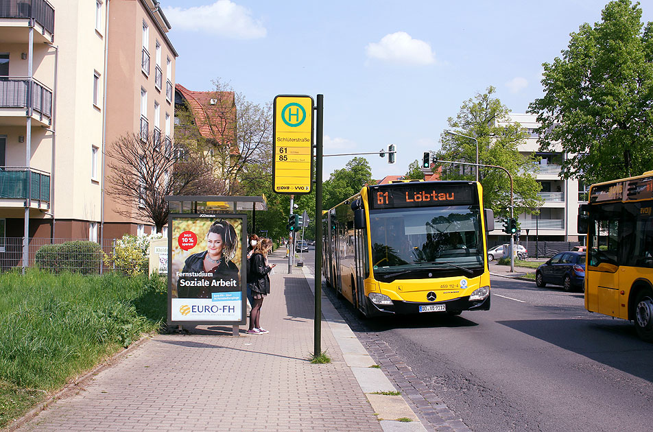 Der DVB 459 112-4 in Dresden