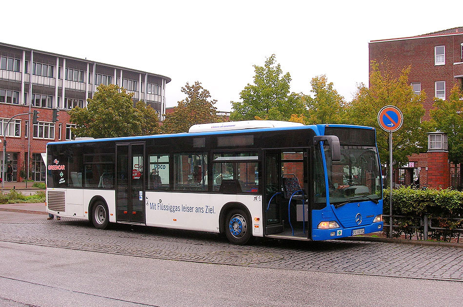 Der erste Flüssiggasbus in Deutschland bei der VHH PVG in Hamburg
