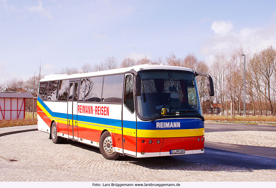 Ein Reisebus von Reimann-Reisen aus Löbau