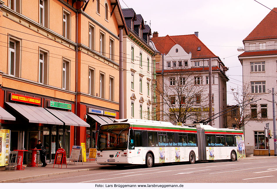 Elektromobilität: Ein Obus in Esslingen - In Hamburg fuhren auch mal Obusse derzeit sind Obusse in Hamburg kein Thema