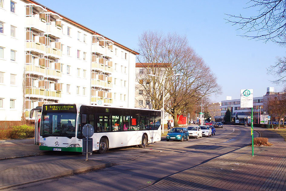 Ein VGH Bus in Hoyerswerda