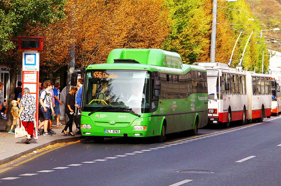 Ein Bus von von Bus Line in Usti Nad Labem