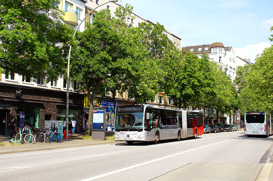 VHH Busse an der U-Bahn Feldstraße