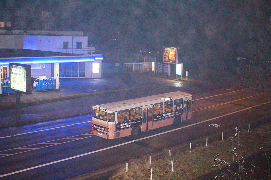 Der HOV Museumsbus 6416 auf der Abschiedsfahrt der Schnellbuslinie 37