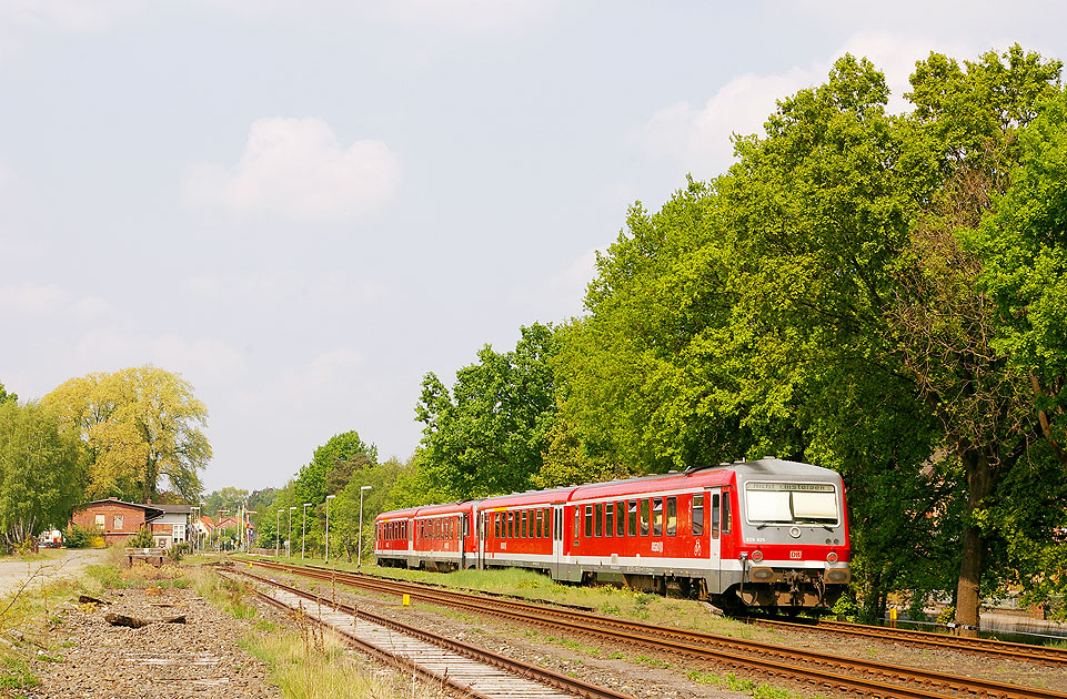 DB Baureihe 628 im Bahnhof Schneverdingen