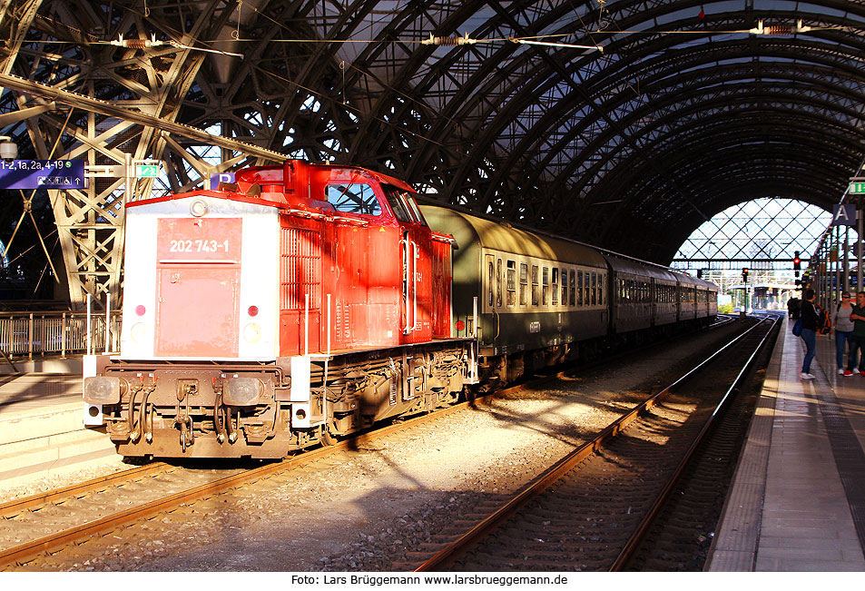 Die DB Baureihe 202 in Dresden Hbf