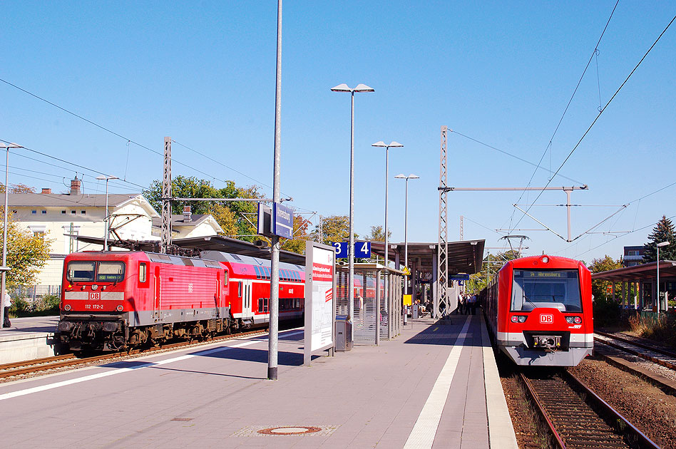 Die S-Bahn nach Ahrensburg