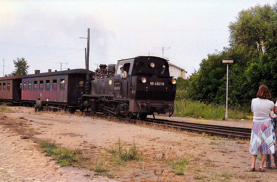 Der rasende Roland auf Rügen im Bahnhof Binz
