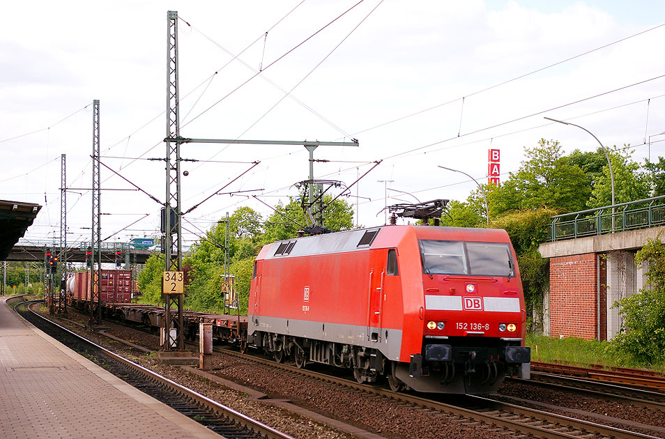 DB Baureihe 152 - Bahnhof Hamburg-Harburg