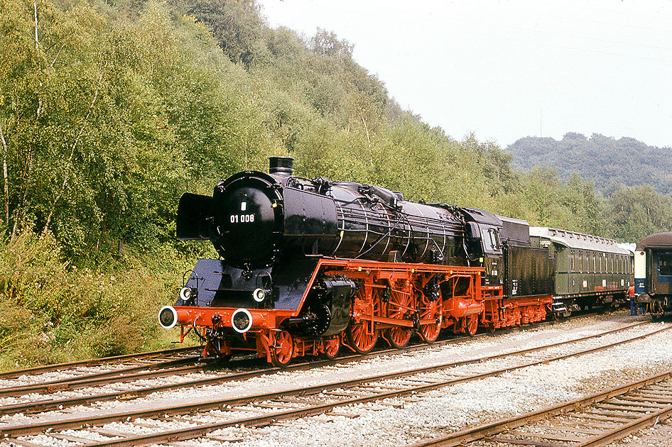 Die Dampflok 01 008 im Eisenbahnmuseum Bochum-Dahlhausen