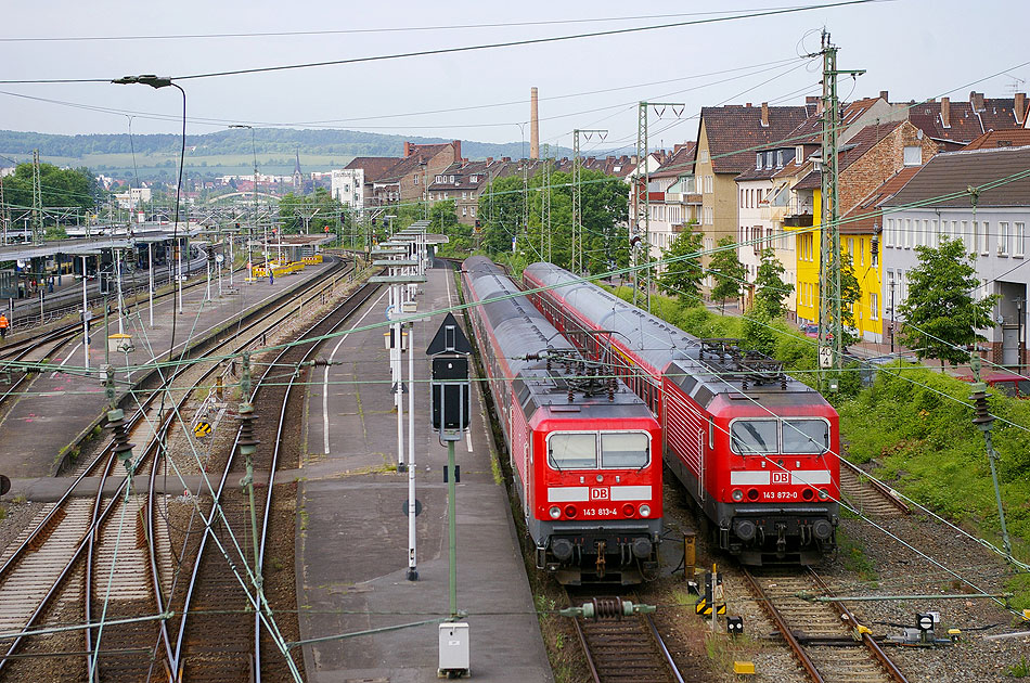 DB Baureihe 143 in Hildesheim Hbf