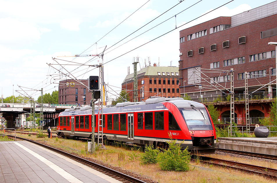 Ein Lint von Alstom in Lübeck Hbf