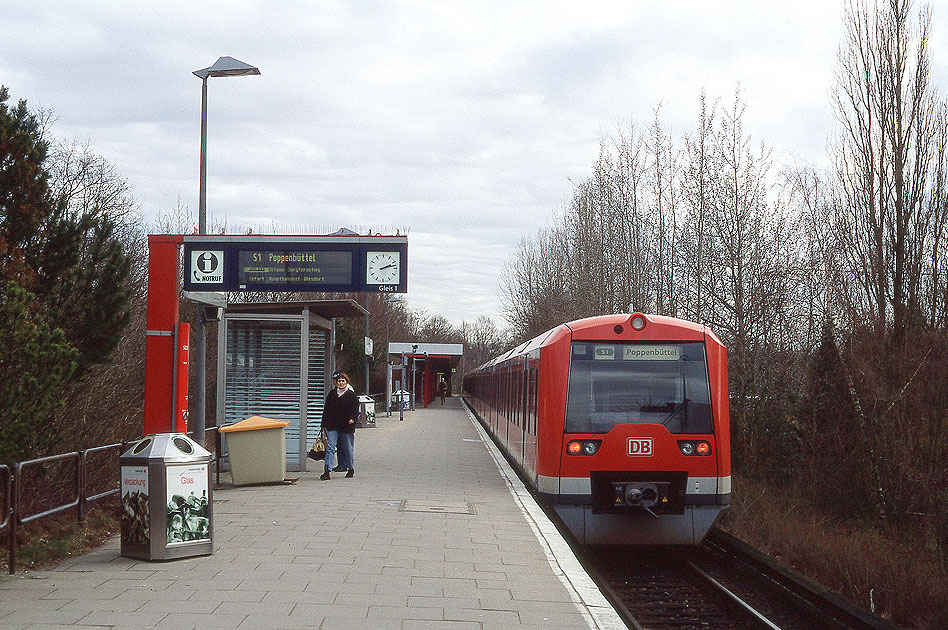 Bahnhof Iserbrook der Hamburger S-Bahn