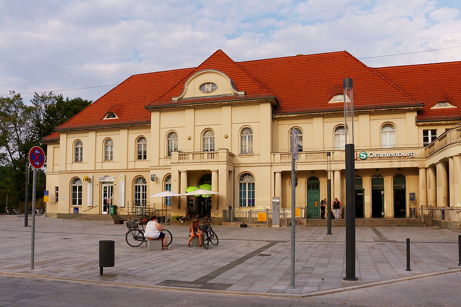 Das Bahnhofsgebäude Oranienburg