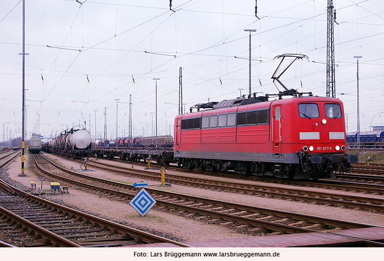 Die DB Baureihe 151 im Hamburger Hafen