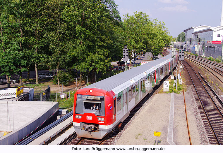 Werbezug der Hamburger S-Bahn