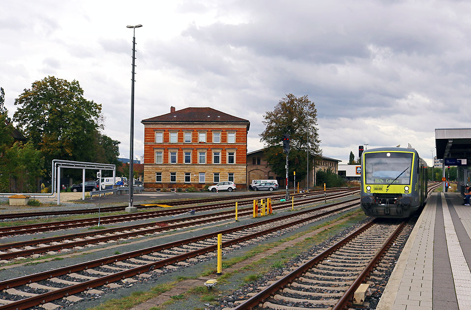 Agilis Triebwagen in Bayreuth Hbf