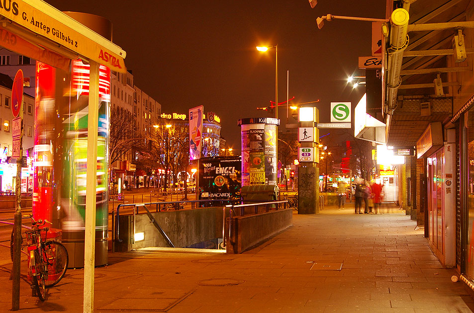 Der Bahnhof Reeperbahn in Hamburg