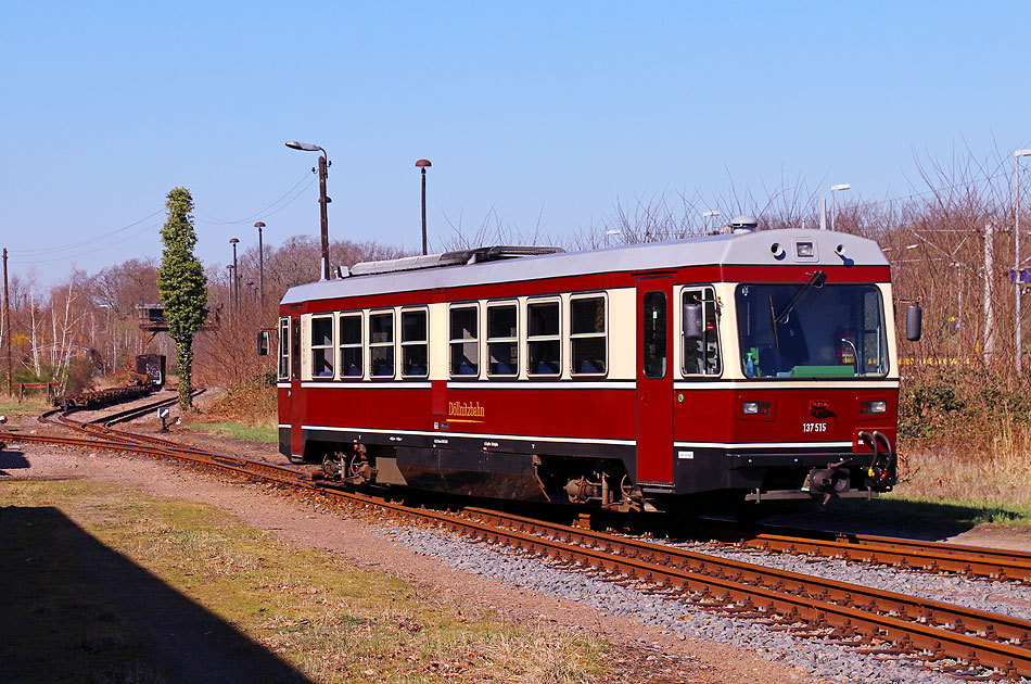Die Döllnitzbahn im Bahnhof Oschatz