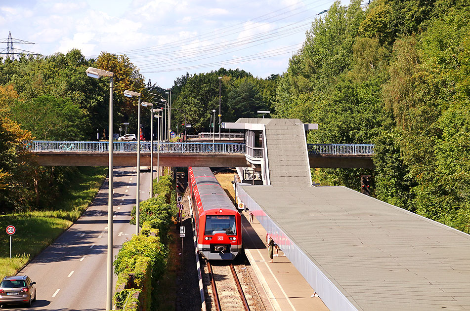Der Bahnhof Rissen der Hamburger S-Bahn