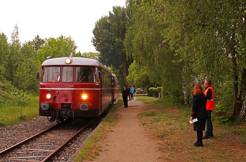 MAN Schienenbus im Bahnhof Hamburg-Bergedorf Süd