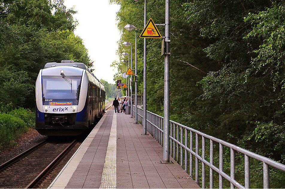 Der Bahnhof Wolterdingen an der Heidebahn
