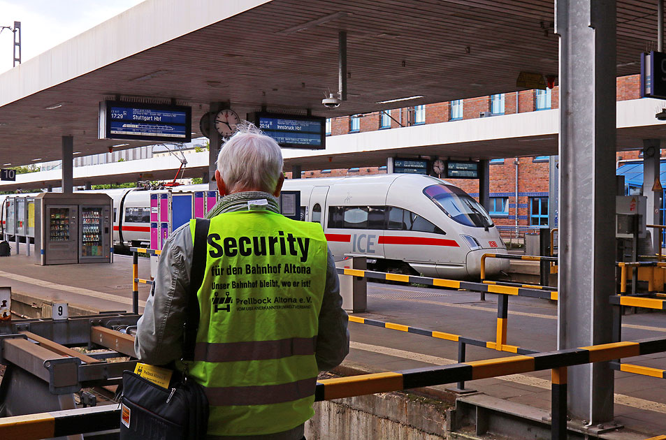 Der Umweltverband Prellbock Altona engagiert sich für den Erhalt vom Bahnhof Altona