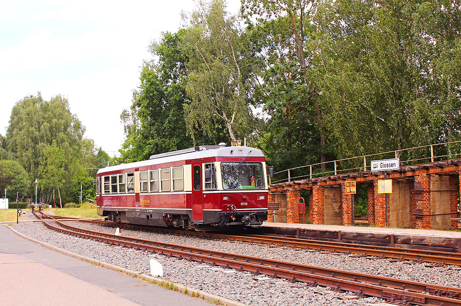 Der Bahnhof Glossen der Döllnitzbahn