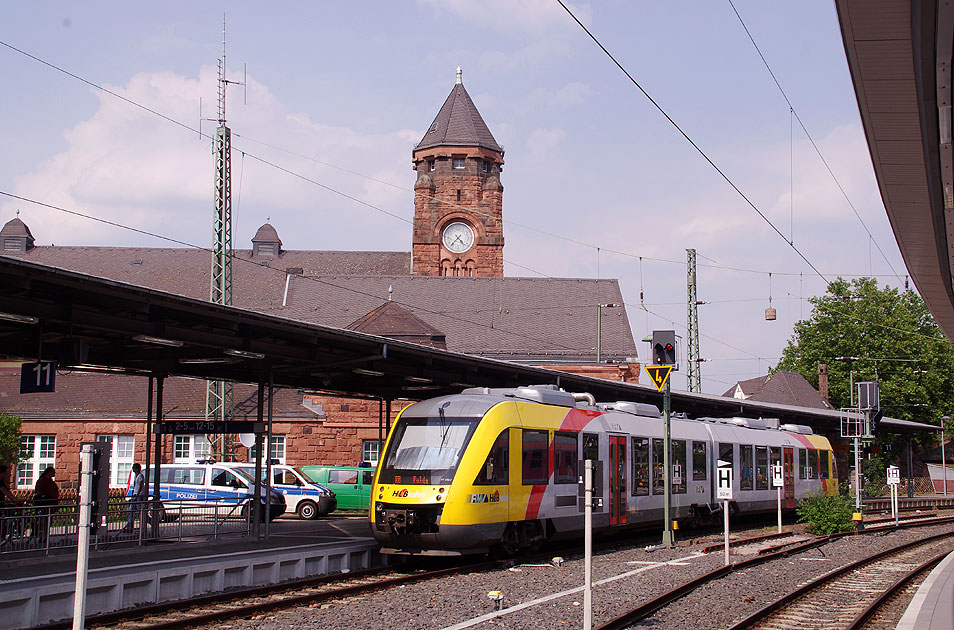 Ein HLB Lint im Bahnhof Gießen