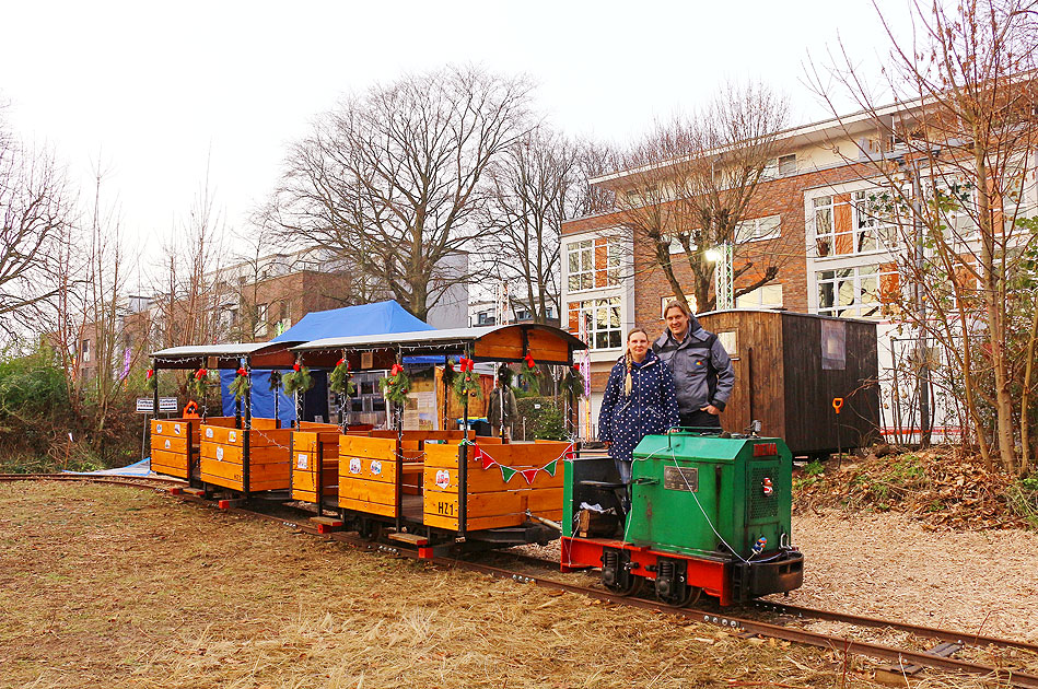 Torfbahn Himmelmoor auf dem Weihnachtsmarkt in Quickborn