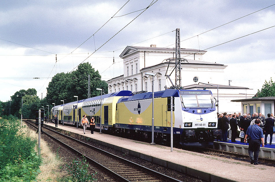 Der Metronom im Bahnhof L&uuml;neburg