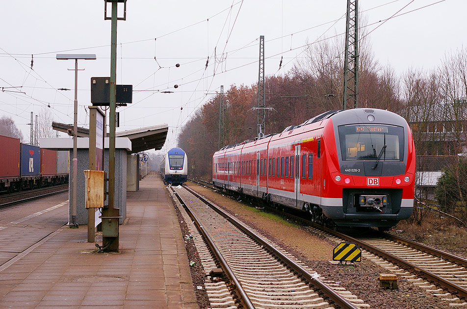 DB Baureihe 440 im Bahnhof Winsen an der Luhe