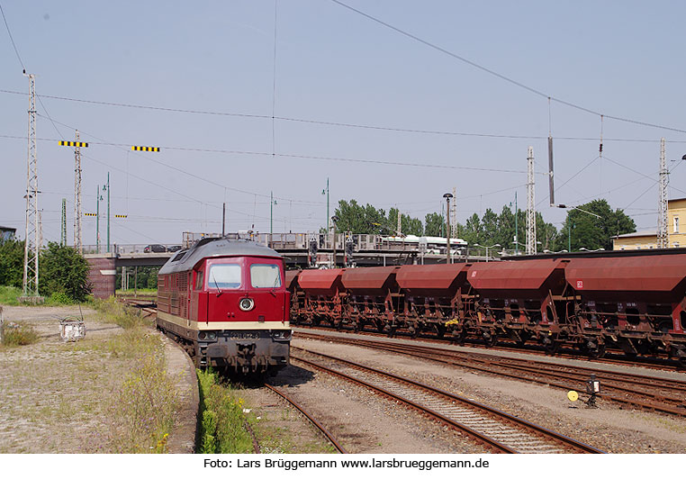 Baureihe 231 - Die 231 012-6 von Wedler & Franz in Eberswalde Hbf