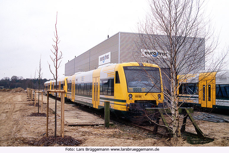 ODEG Betriebswerk in Parchim - die Ostdeutsche Eisenbahngesellschaft