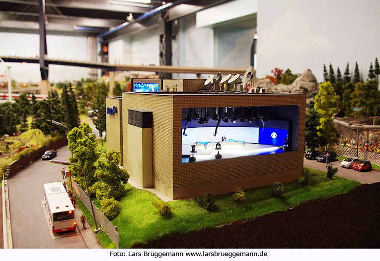 Das Tagesschau Studio im Hamburger Miniatur Wunderland