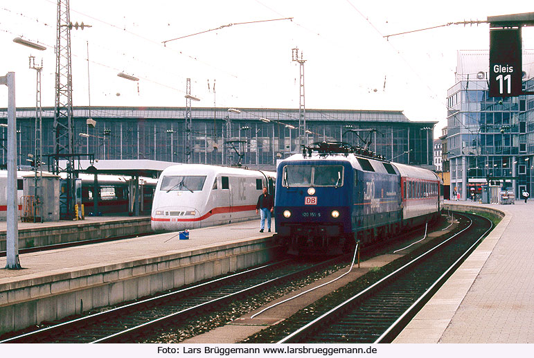 DB Baureihe 120 in München Hbf