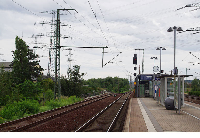 Der Bahnhof Dresden-Zschachwitz der S-Bahn