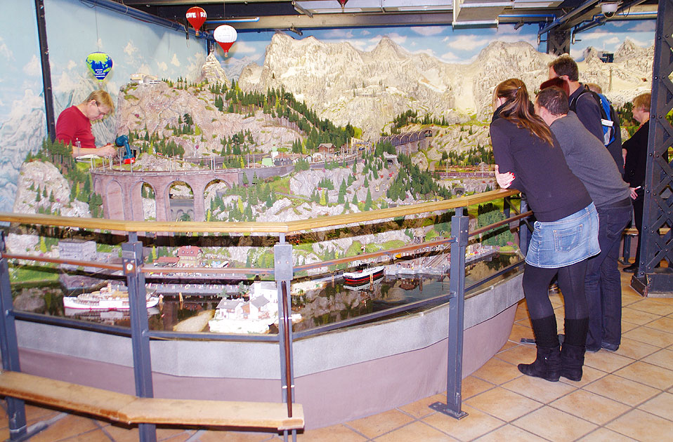 Das Hamburger Miniatur Wunderland in der Speicherstadt