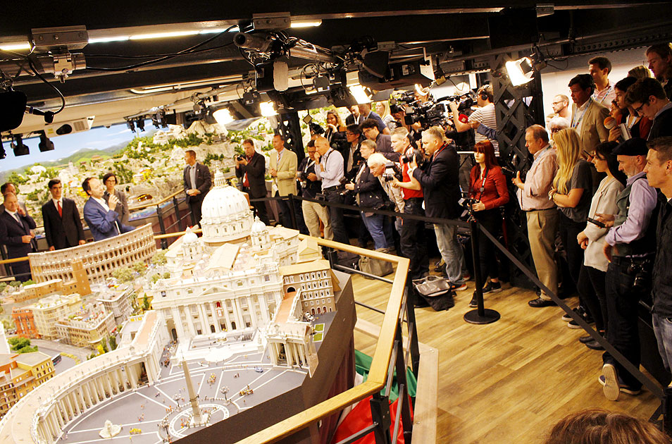 Die Eröffnung vom Italien-Abschnitt im Hamburger Miniatur Wunderland