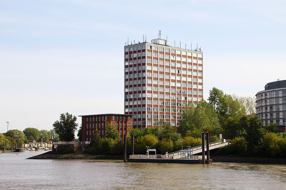 Der HADAG Anleger Rüschpark in Hamburg