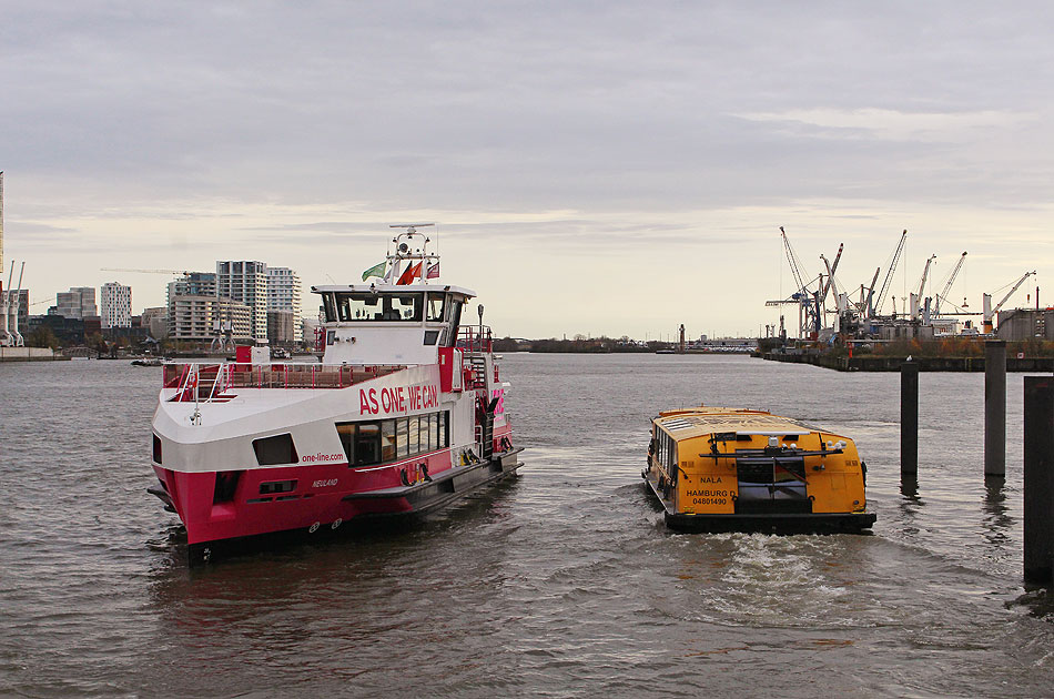 Die HADAG Schiffe Neuland und Nala